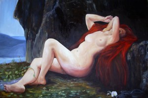 Jules Joseph Lefebvre | "Mary Magdalene In A Grotto"